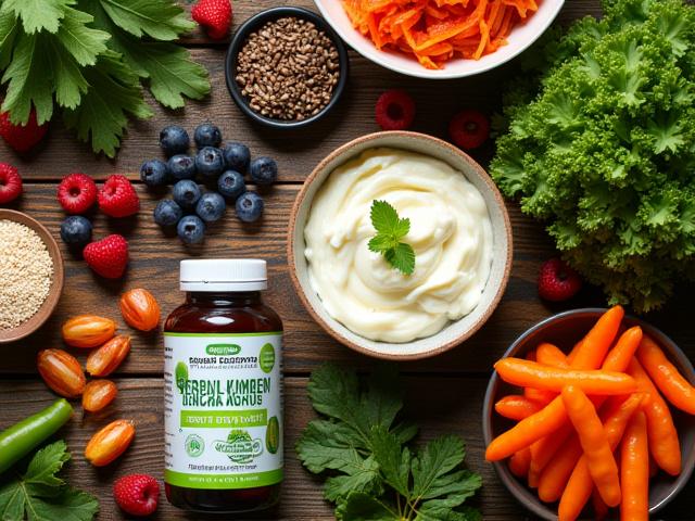 Healthy food ingredients for gut health