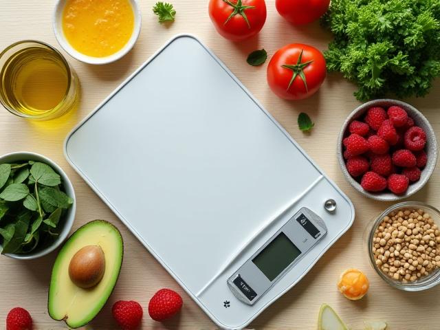 Blood pressure monitor and healthy food
